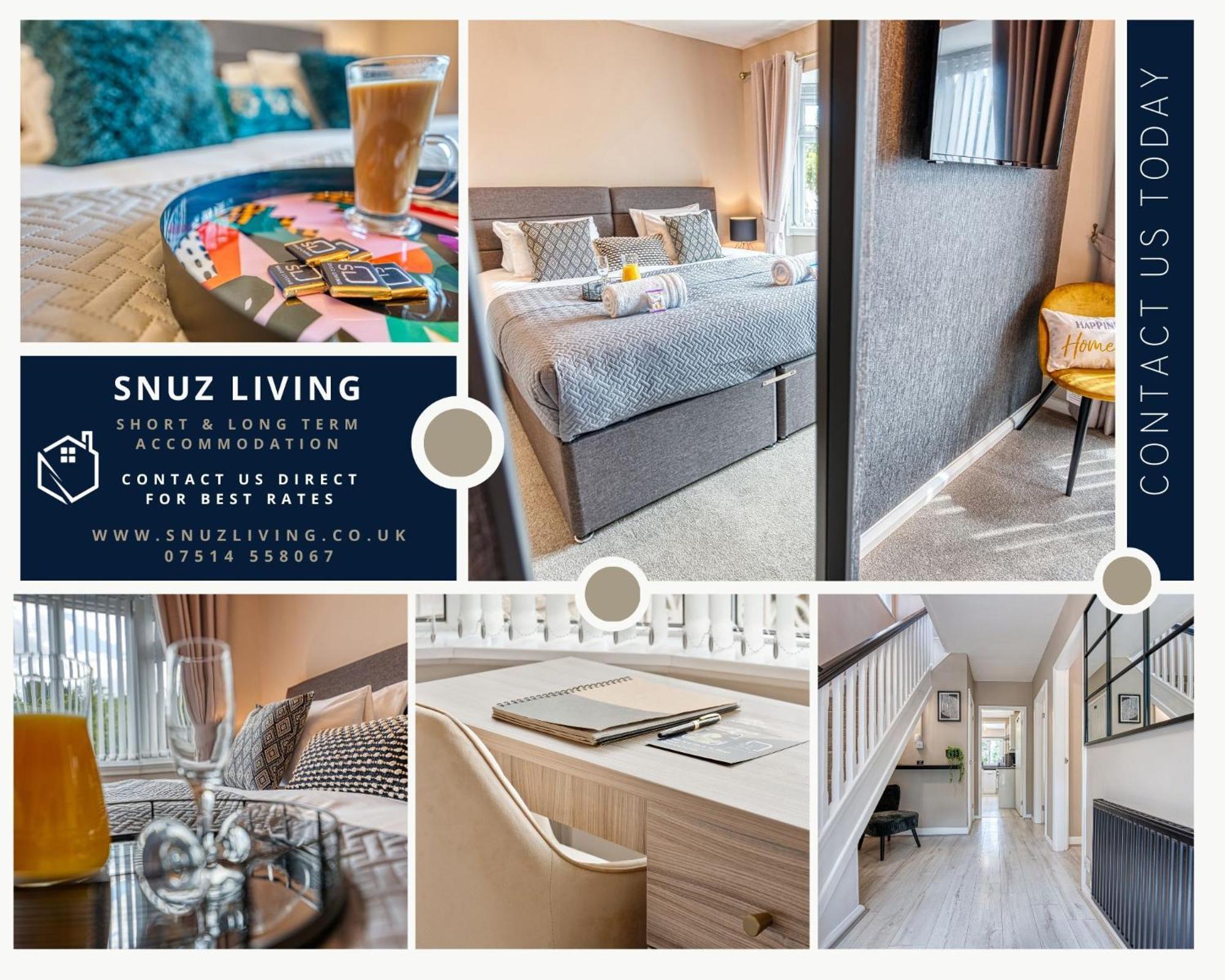 Elegant 5 Bed House - Sleeps 9, Central Solihull, Nec, Jlr, Hs2, Resorts World, Airport Business And Leisure Stays, Oda fotoğraf